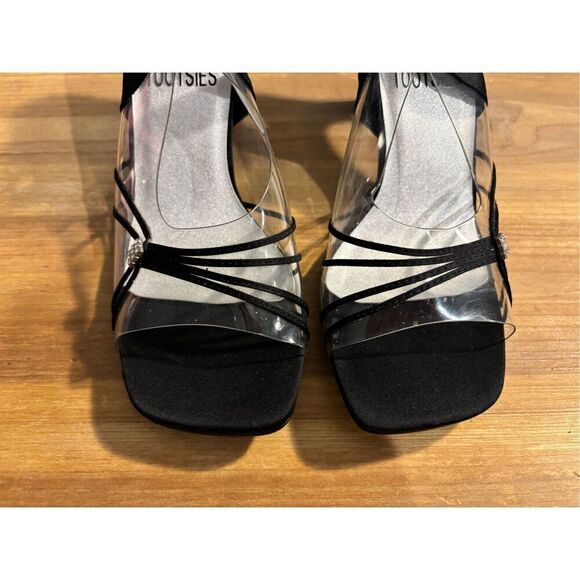 Mootsies Tootsies black dressy elegant heels size 7.5 - Picture 3 of 10